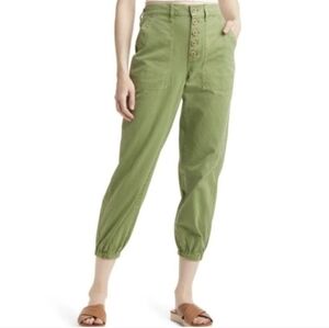 Green Women's Cropped Pants